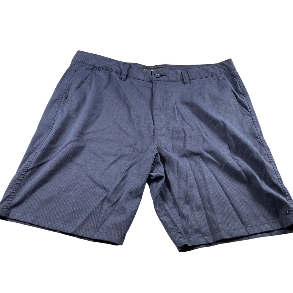 O'Neill Hybrid Blue Shorts Size 40 Mens Casual Flat Front Golf Active‎